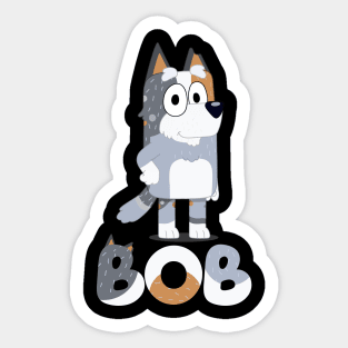 GRANDPA Bob Dog Sticker